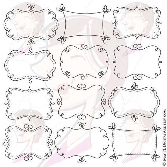 Luxury Whimsical Frames Embellishment Ideas Handmade Whimsy Borders Frames Clip Art Diy Labels With Our Cute Whimsical