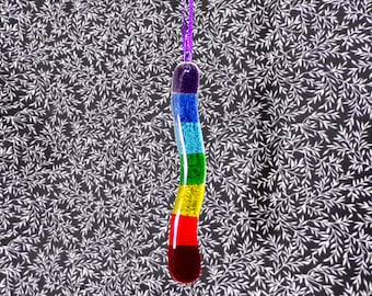 Rainbow Ornament, Rainbow Glass Ornament, Rainbow Suncatcher