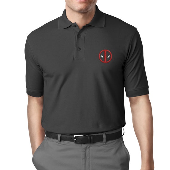An Embroidered Polo. For the professional Deadpool lover.