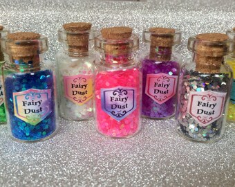 Fairy Dust Glass Bottle