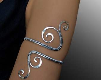 Beauty guru, upper arm cuff, upper arm bracelet, arm jewelry, choker necklaces, Upper arm wrap, copper jewelry, arm cuff, bracelet women