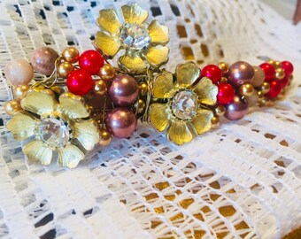 Moonstone hair clip