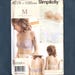 Simplicity 8229 Misses Underwire Bras Panties Sewing Pattern, Bra Sizes 32A to 42DD, Panty Sizes XS to XL, Bra Making with Madalynne, New