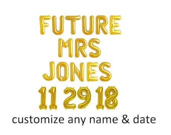 Future Mrs Shower Balloons Bridal Shower Decor Engagement Party Decorations Bachelorette Party Decorations Bridal Shower Decorations Wedding