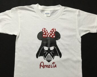 Girl Darth Vader Shirt youth/infant