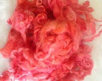 Hollyhock Blast, Cotswold locks,2 oz., spin,weave,craft