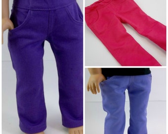 18 inch Doll Skinny Jeans with Real Pockets Fits American Girl Doll Pants Doll ClothesToys