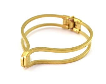 Cuff Golden brass 5.3 cm