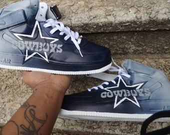 Custom Cowboys air force ones (mid)
