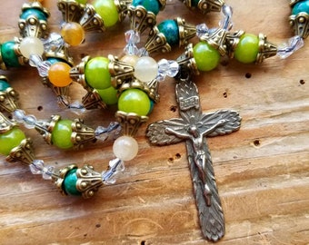 Lord of the Harvest, Jesus prayerbeads, jesus rosary, anglican rosary, anglican prayerbead, harvest prayerbeads, harvest rosary