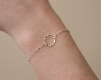 Circle Bracelet - Sterling Silver