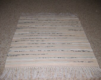 Upcycled rag rug | Etsy