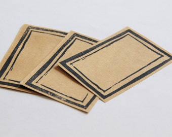 50 Briefetiketten Adressaufkleber Set