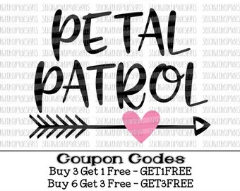 Petal Patrol svg Flower Girl svg Wedding svg Bridal svg Team Bride PNG Cut Files Bride Svg files for Cricut Svg files for Silhouette Cameo