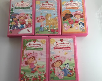 Strawberry Shortcake - Spring for Strawberry Shortcake (VHS, 2003) LOT OF 5
