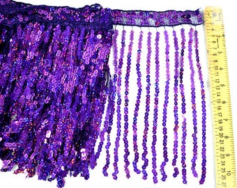 2 yards of Holographic Sequin Fringe only 9.99