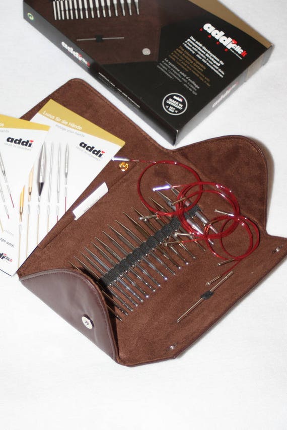 Addi Click Lace Interchangeable Circular Knitting Needles Set