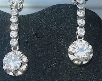 Diamond Drop Earrings