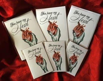 You have my heart - Alternative style - Valentines day card
