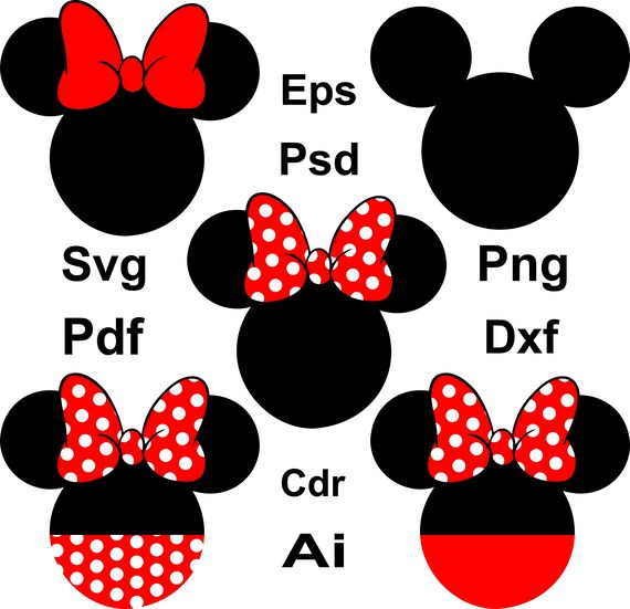 Free Free 177 Disney Minnie Head Svg SVG PNG EPS DXF File