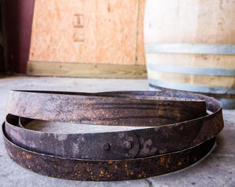 Wine and Whisky Barrel Rings/Bands (Set of 6)