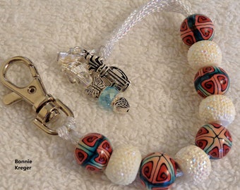 Golf Stroke Counter with Handmade Beads