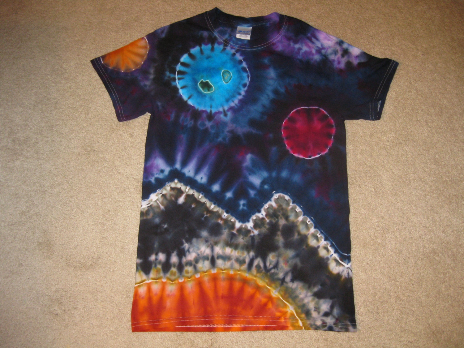 how to make tie dye galaxy shirts