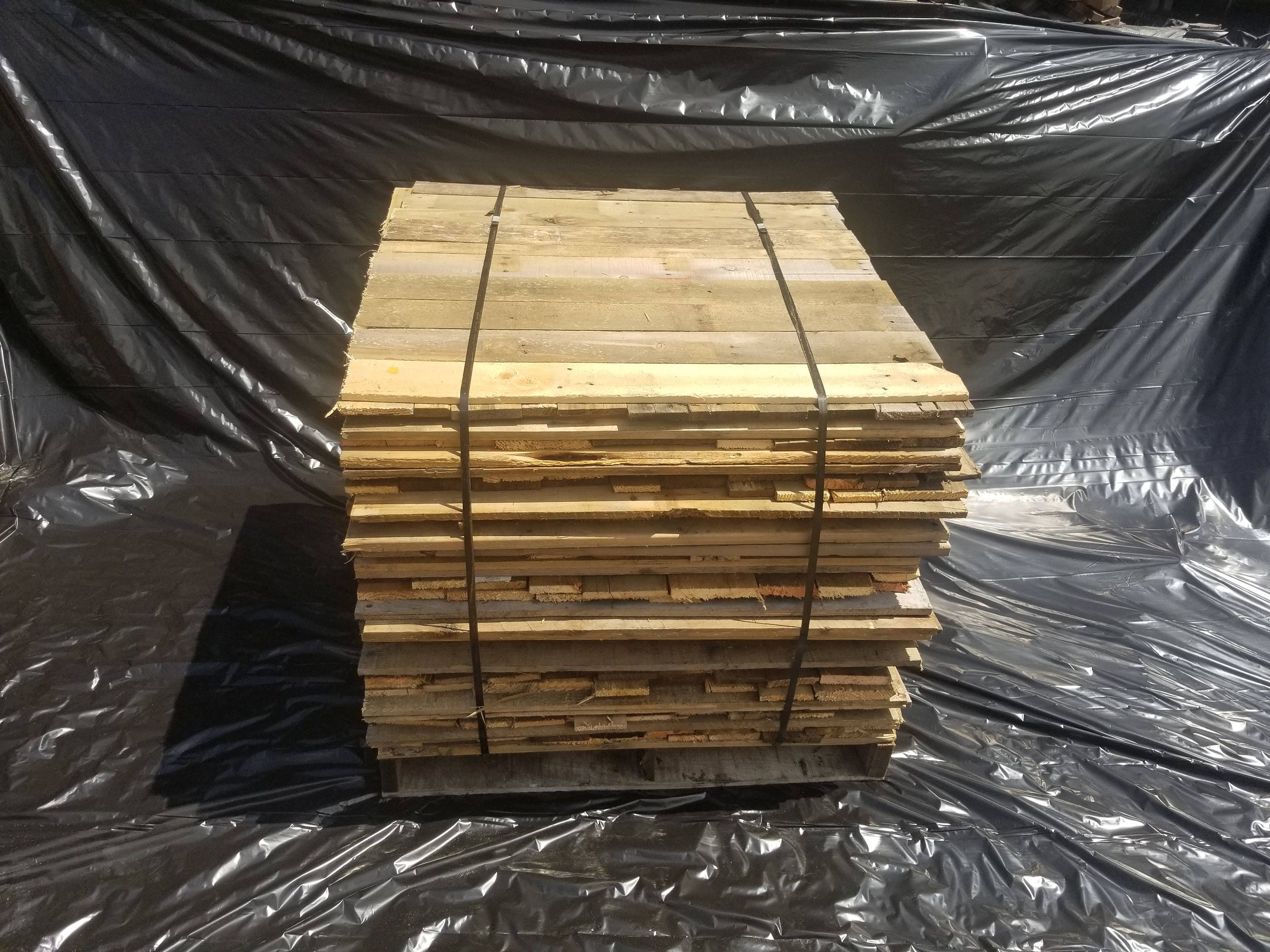 Bulk Reclaimed Pallet Boards 400 Board Cube