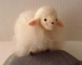 Sheep Needle Felted Wool