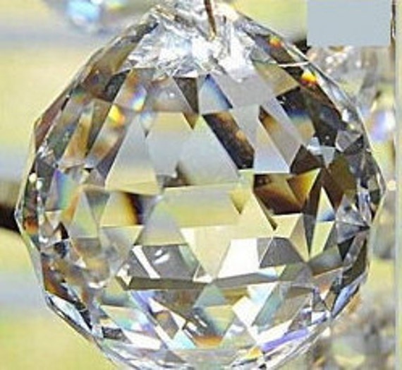 5 Asfour Full Lead Crystal 30mm Crystal Balls S17