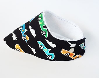 Cars Bandana Bib, Drool Bib, Baby Gift, Baby Girl Bib, Baby Boy Bib, Absorbent Bandana Bib, Adjustable Bib, Car Drool Bib, Car Bandana Bib