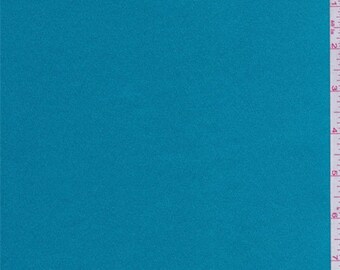 Cyan Blue Satin, Fabric By The Yard