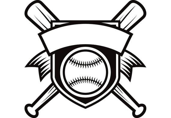 Download Baseball Logo 1 Banner Bats Crossed Ball Diamond Sports