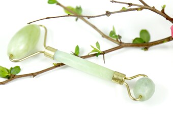 Jade Roller--Jade Face Roller--Crystal Face Roller