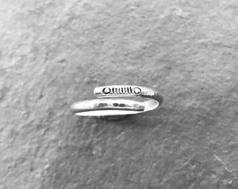 Jeep Grill Ring - Sterling Silver - Adjustable Ring - Jeep Girl