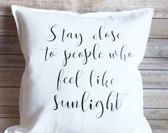 Home decor trends, white decorative pillow, couch pillow, inspiring throw pillow, unique gift, home decor, gift for mom, home decor ideas,
