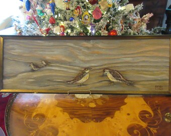 ORIGINAL PASTEL PAINTING on Wood by Belle Lund