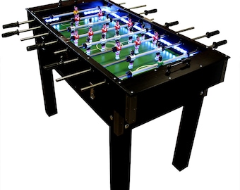 Portuguese Professional Wood Foosball Football Soccer Table Matraquilhos With LED Light