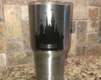 Disney - Cinderella Castle Home - YETI Decal