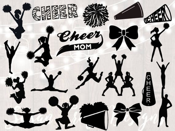 Download Cheerleader svg bundle Cheer svg cheer mom svg pngdxf