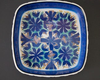 Vintage Tenera ashtray from 1970's. (17x17cm.) Marianne Johnson. Royal Copenhagen.