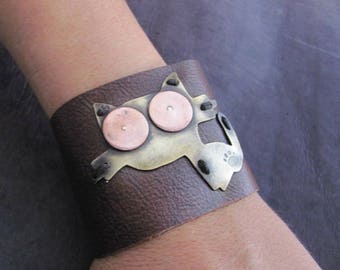 Cuff Women Bracelet, Womens Cuff Bracelet, Womens Cuff Leather, Cuff Leather Bracelet, Womens Leather Bracelet, Leather Cuff for Women, Gift