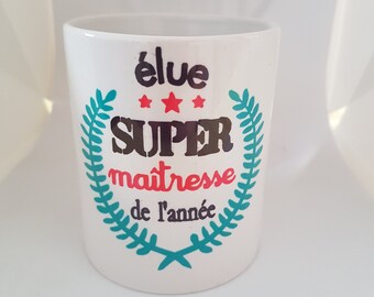 Personalised end of school year mug