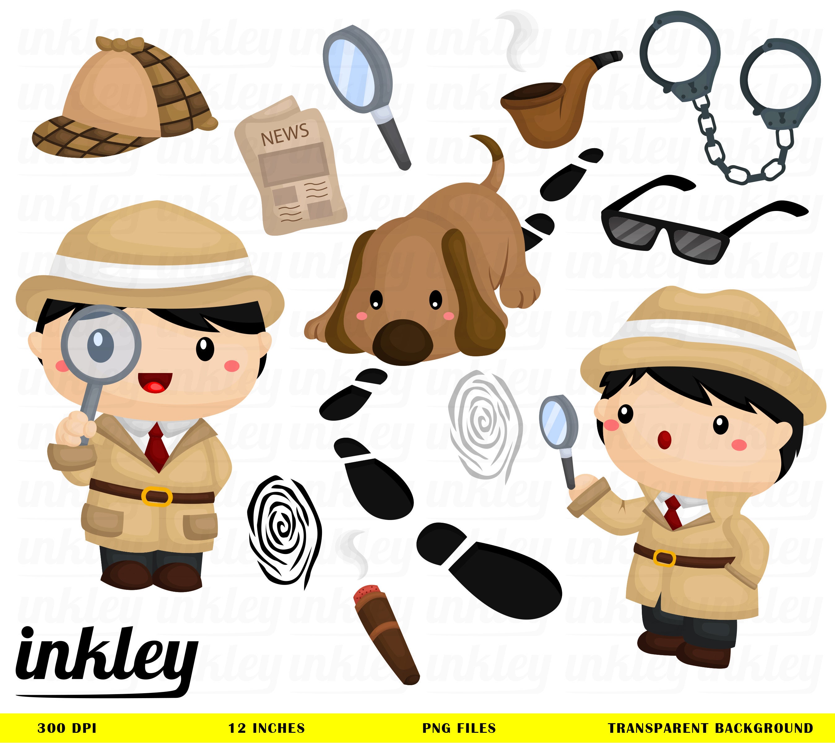 Detective Clipart Detective Clip Art Detective Png Dog