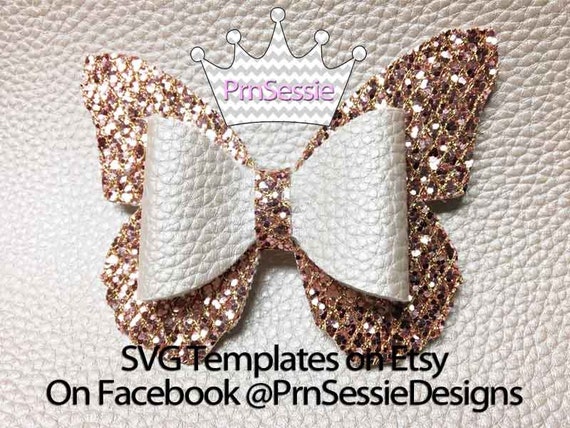 Download Digital SVG DXF PDF Butterfly Bow Template