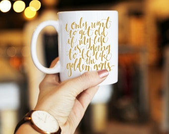 Golden Girls Funny Illustrated Coffee Mug