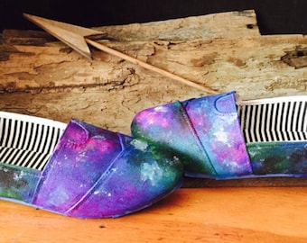Hand Painted Galaxy Shoes / Cosmic Shoes / Unique Shoes