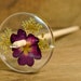 Resin Drop Spindle - Red Rose