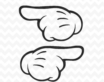 mickey mouse hand mickey mouse etsy mickey mouse hand mickey mouse etsy