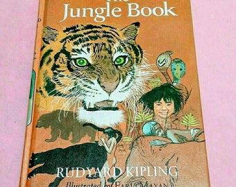 Vintage copy of The Jungle Book by Rudyard Kipling HC Copyright 1963
